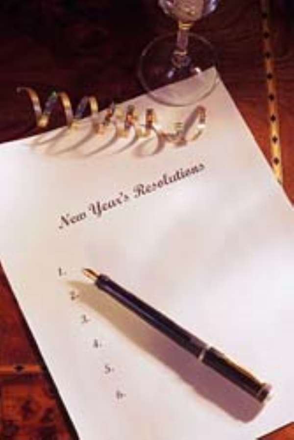My New Year Resolution